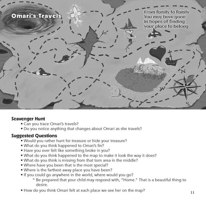 however long forever companion guide foster care children's book by Steven Cohen omari's travels 