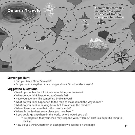 however long forever companion guide foster care children's book by Steven Cohen omari's travels 