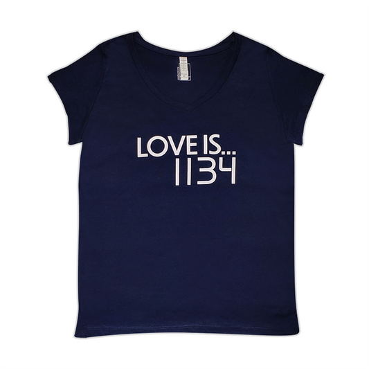 Love Is...1134 V-Neck Navy